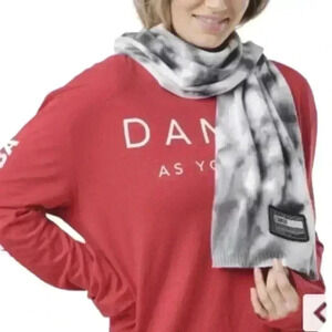 Zumba Together Scarf Black White Tie-Dye